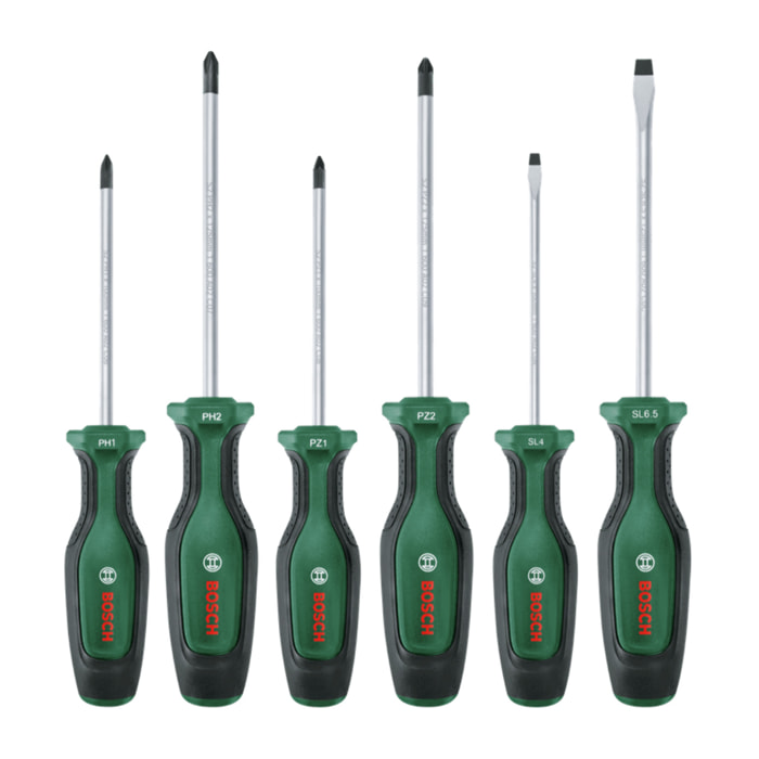 Set de tournevis haute performance - 6 pièces - BOSCH - 1600A02BX7