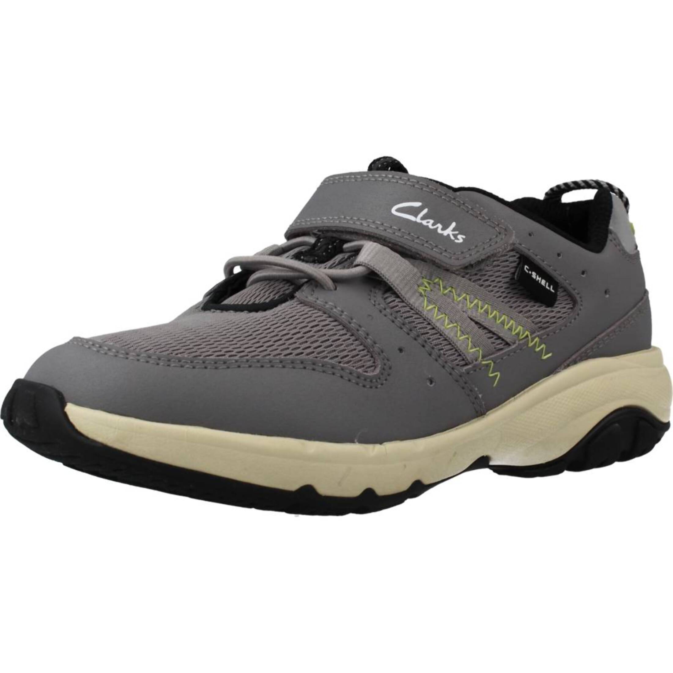 Zapatillas Niño de la marca CLARKS  modelo ROCK TREK K Gray