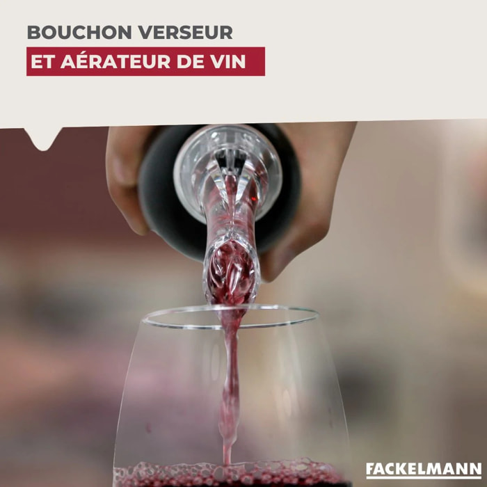 Bouchon verseur et aérateur de vin Fackelmann Bar Concept