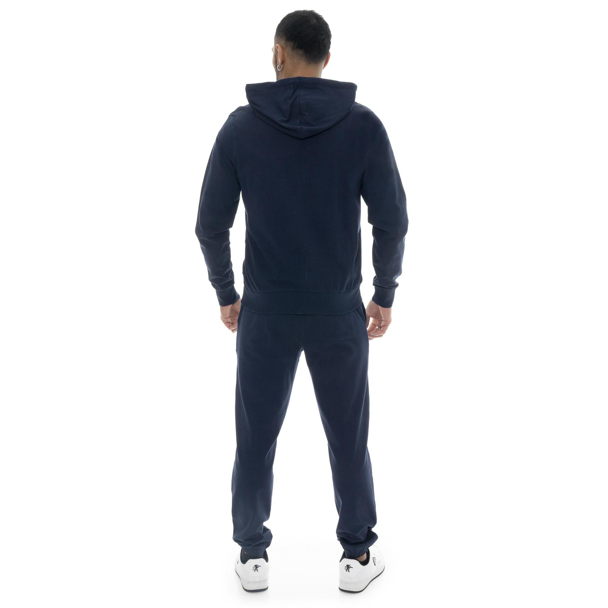 Tuta da uomo in cotone non garzato con cappuccio Leone Boxing legend