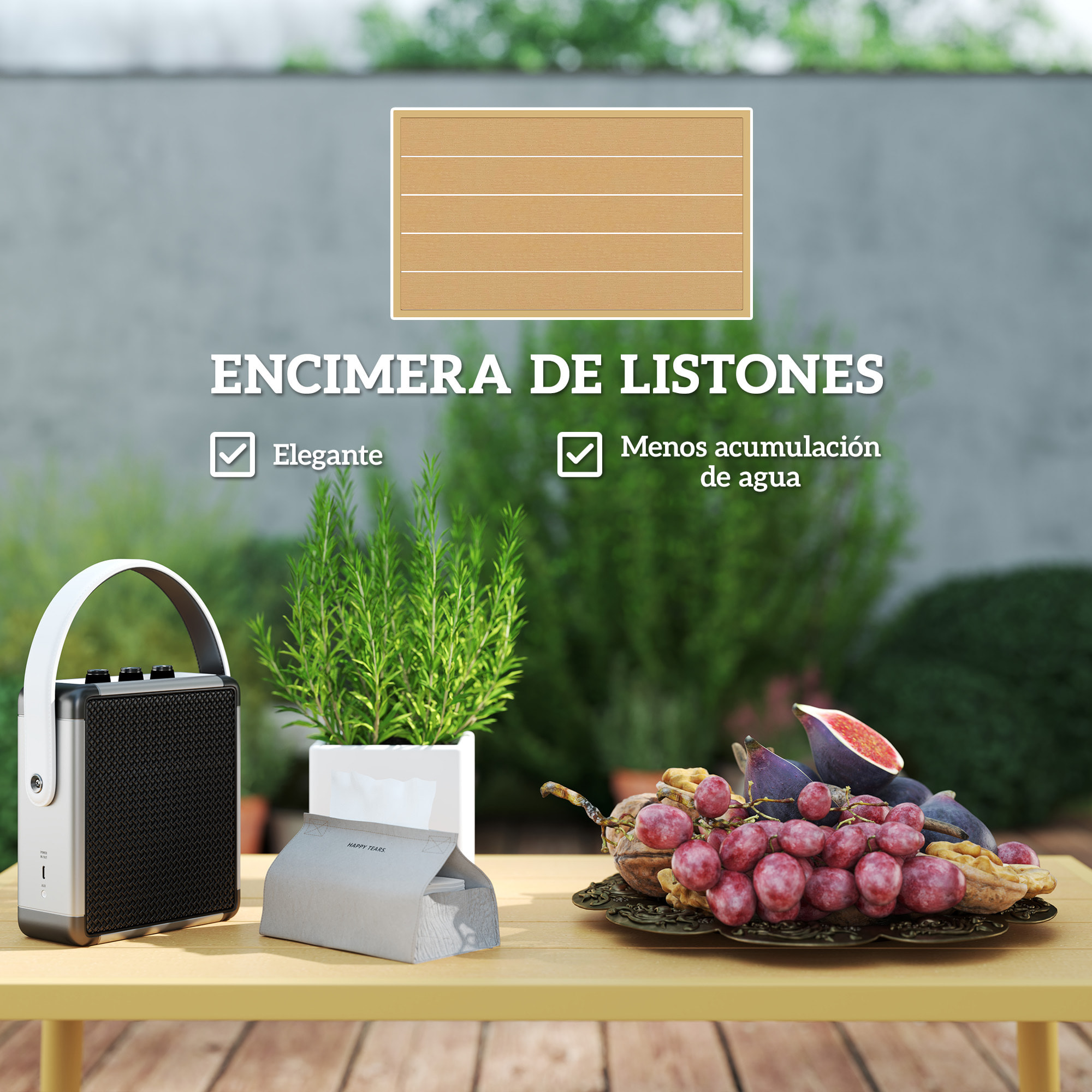 Conjunto de Jardín Exterior de Ratán Sintético de 4 Piezas Muebles de Jardín Exterior Sofá Esquinero Incluye 2 Sofás de 2 Plazas 1 Reposapiés 1 Mesa de Centro con Cojines Natural