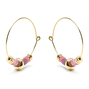 Pendientes Darkba acabado oro amarillo 18k