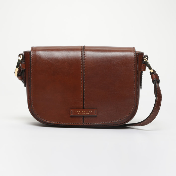 Borsa a tracolla Faentina - cuoio - marrone - 24 x 16 x 7 cm