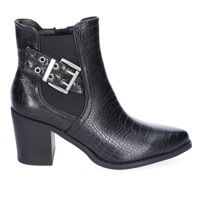 Botín de Tacón para Mujer, Comodos y Elegantes, Diseño de Estampado