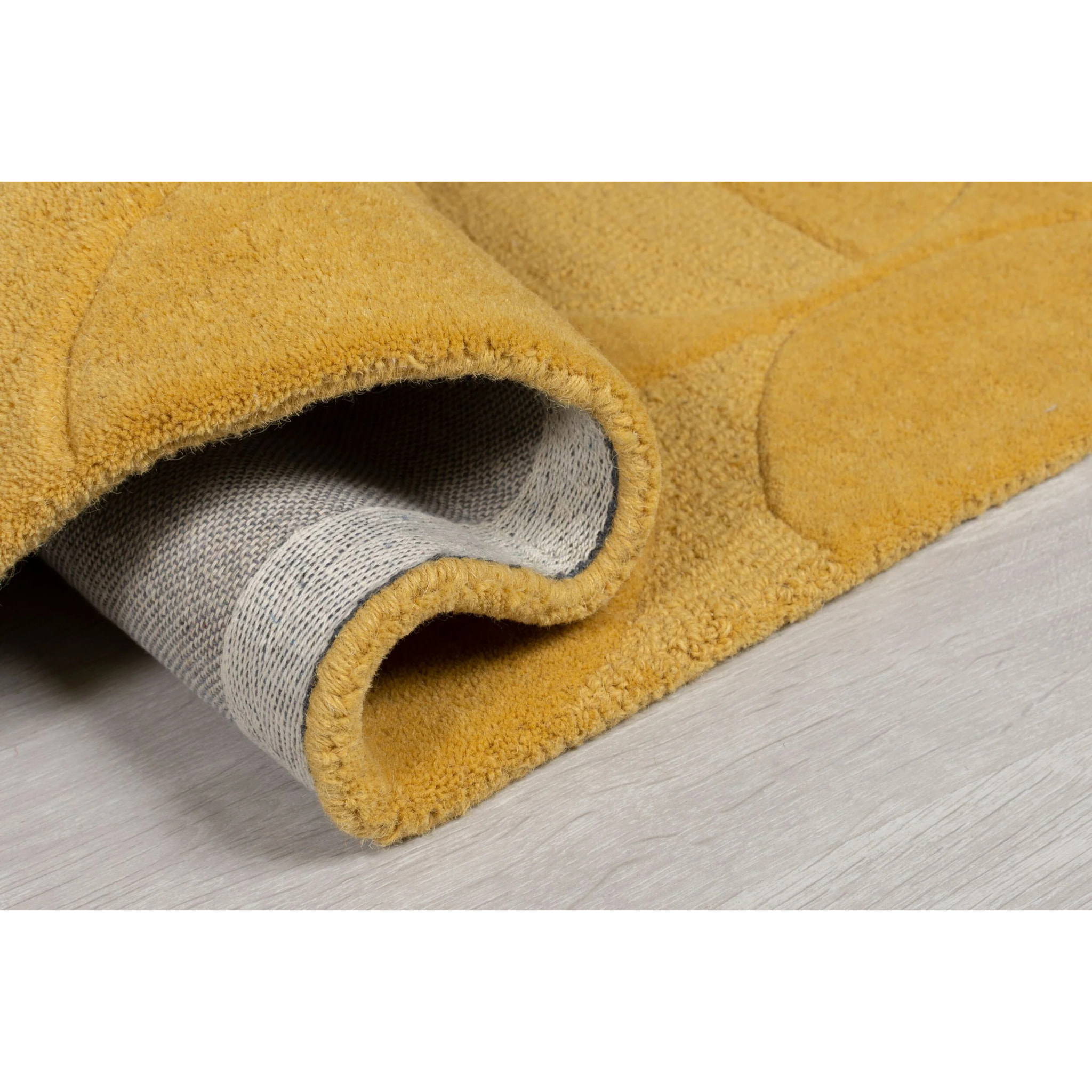 Tapis de couloir en laine GIGI Ochre