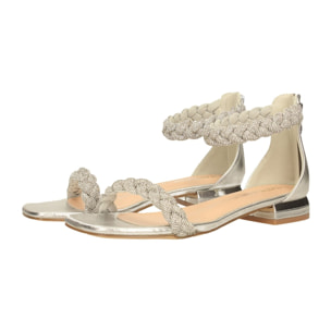 Sandali Donna Tata Italia Argentato