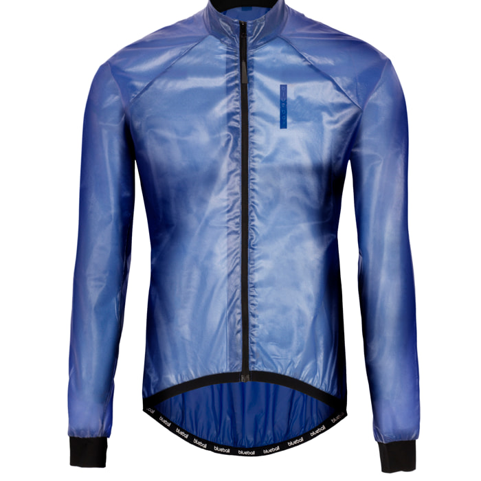 Chaqueta ciclista sin capucha transpirable, resistente al viento y a la lluvia.