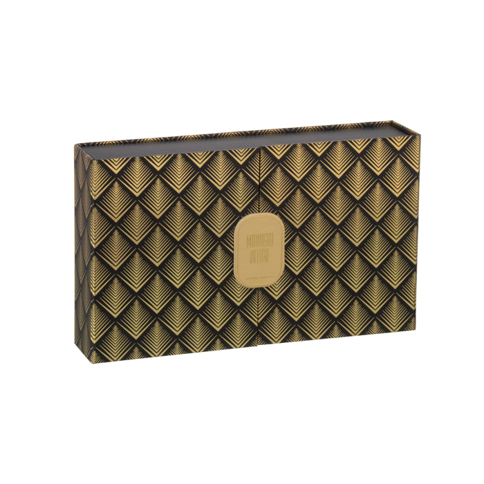 J-Line Bâtonnets parfumés Midnight Deluxe - Sapphire Amber Tea - noir/or - boîte de 3