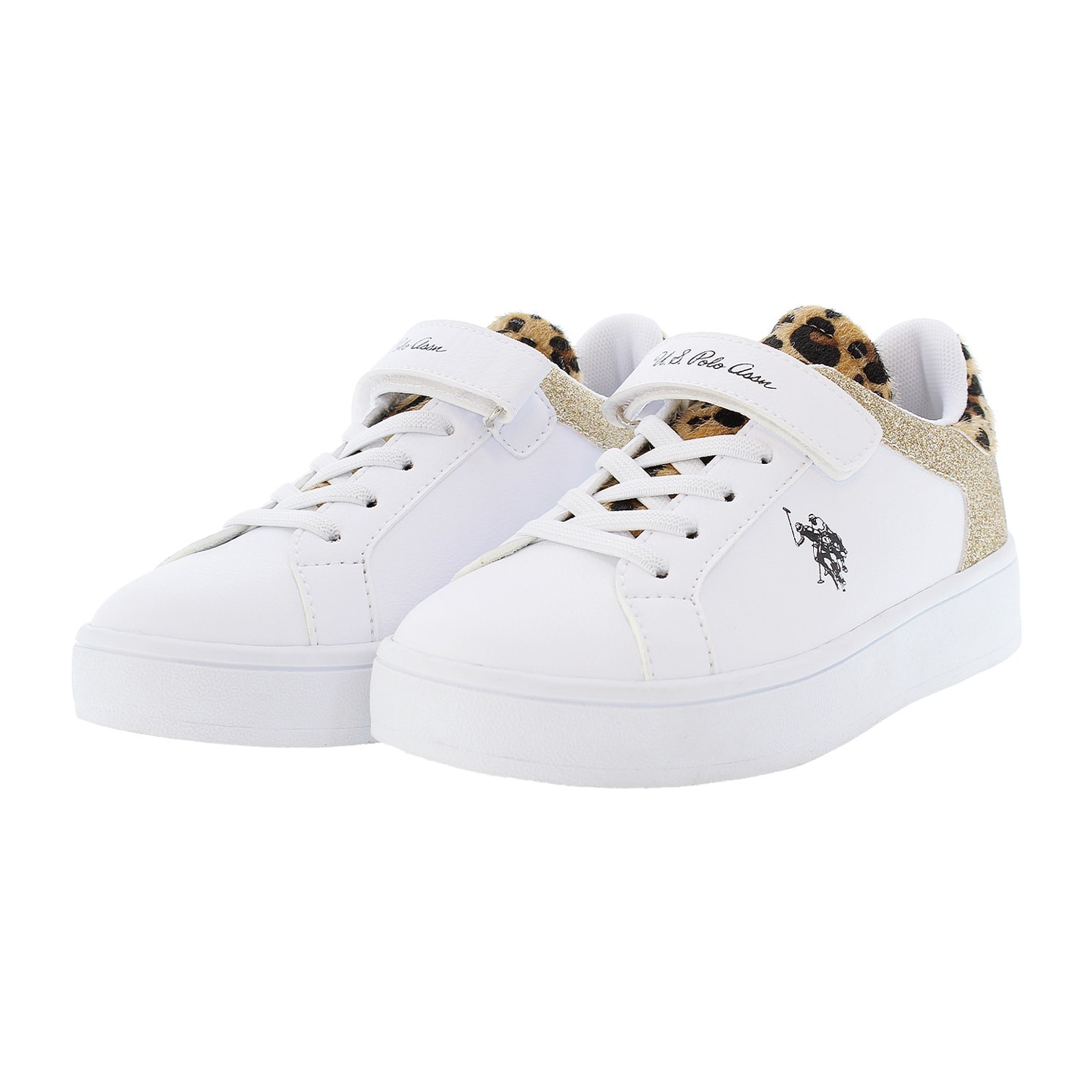 Sneakers U.S. Polo Assn. bianco-oro