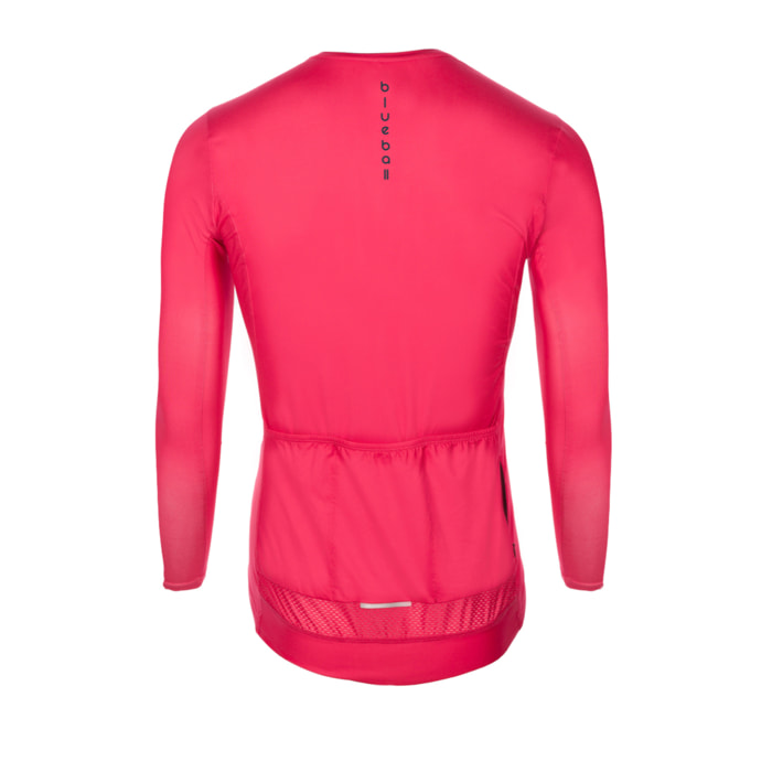 MAGLIA DA CICLISMO A MANICHE LUNGHE DA UOMO BLUEBALL IN ROSSO