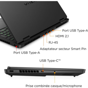 PC Gamer HP Omen 16" WQXGA 240Hz AMD Ryzen 9 8940HX Nvidia GeForce RTX 5070 32 Go RAM DDR5 SSD 1 To