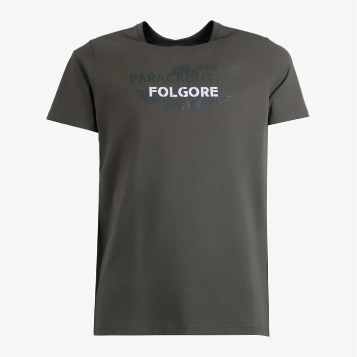 T-shirt Folgore militare in cotone uomo
