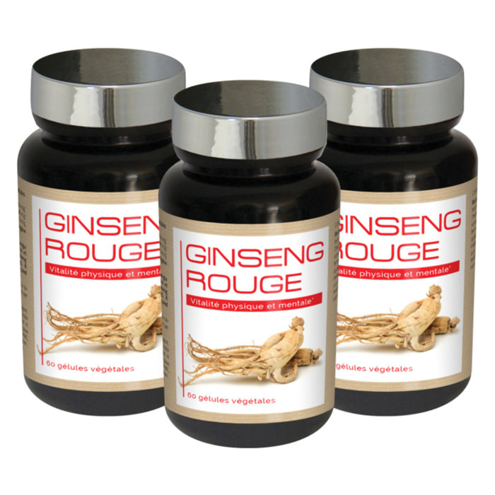 3 x GINSENG ROUGE