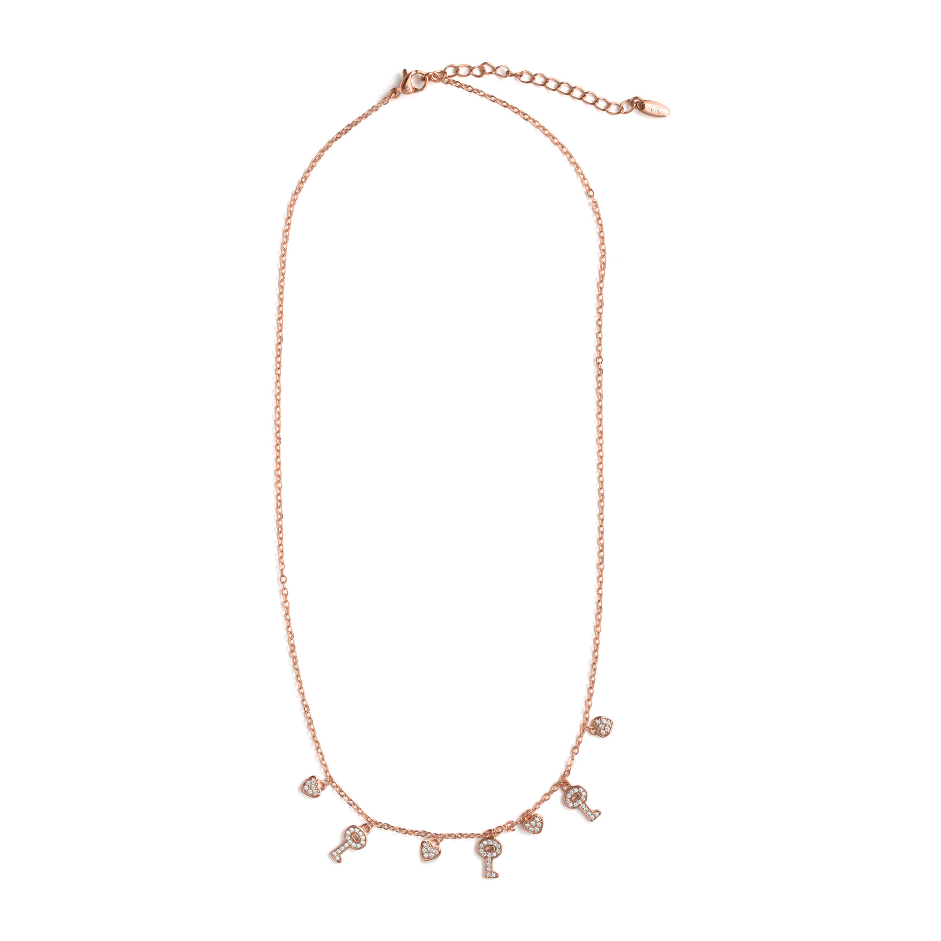 Collar Muraz acabado oro rosa 18k