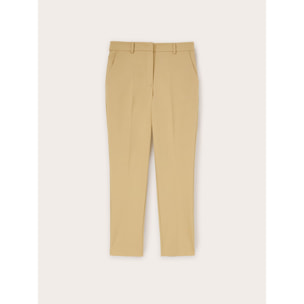 Motivi - Pantalón regular de tejido técnico - Beige