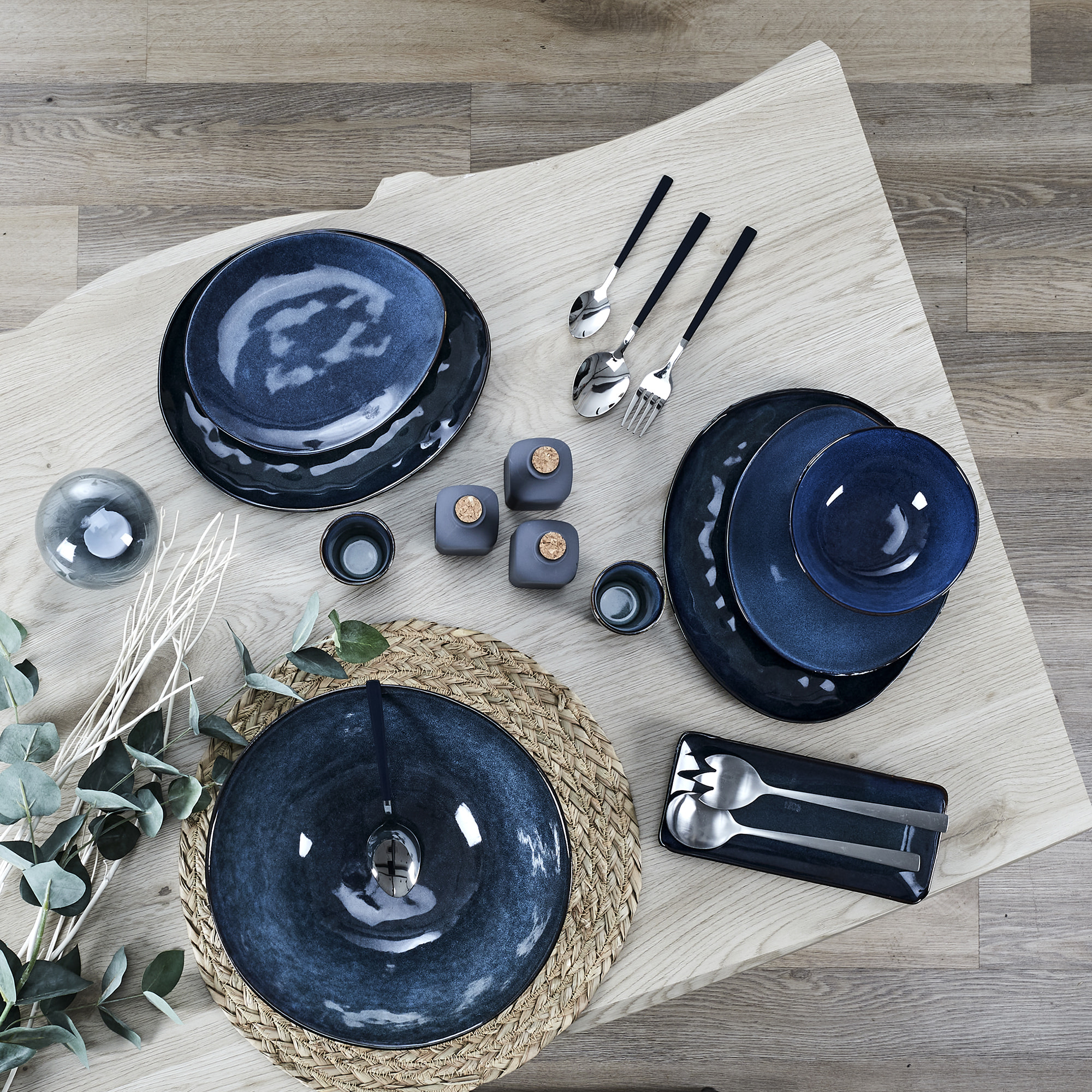 Coupelle - HOME DECO FACTORY - 35 cl - Design Épuré - Bleue