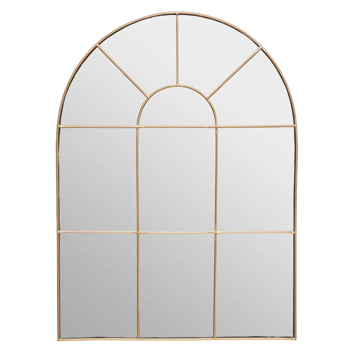 Miroir "Monica" métal doré 54x74cm