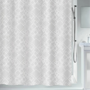 Rideau de douche Polyester PEER Blanc Spirella