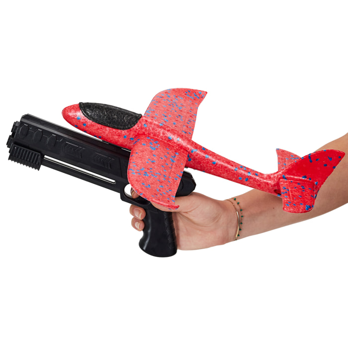 JEU DU LANCER D AVION AVEC PROPULSEUR