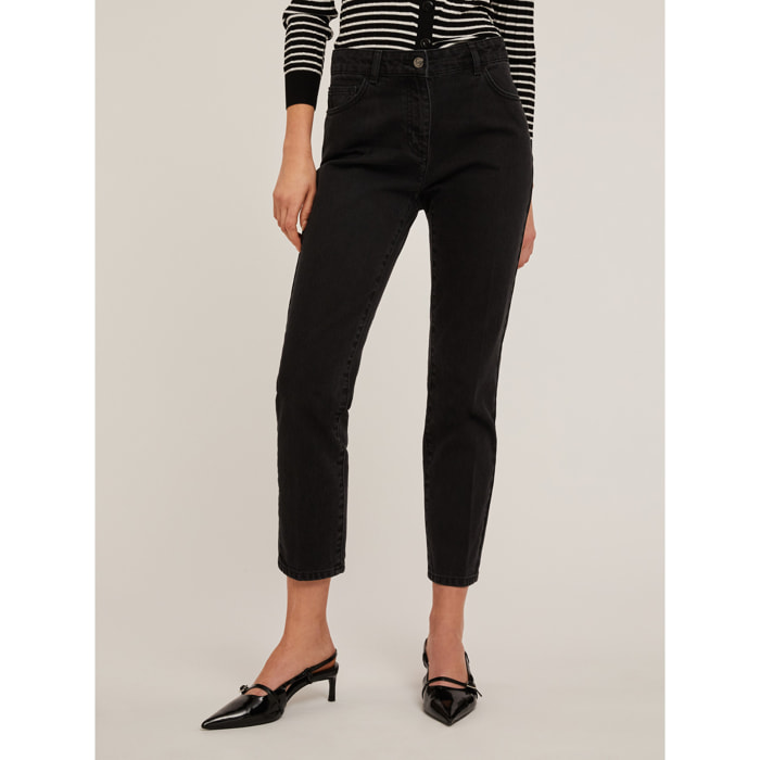 Motivi - Jeans carrot Rianne - Nero