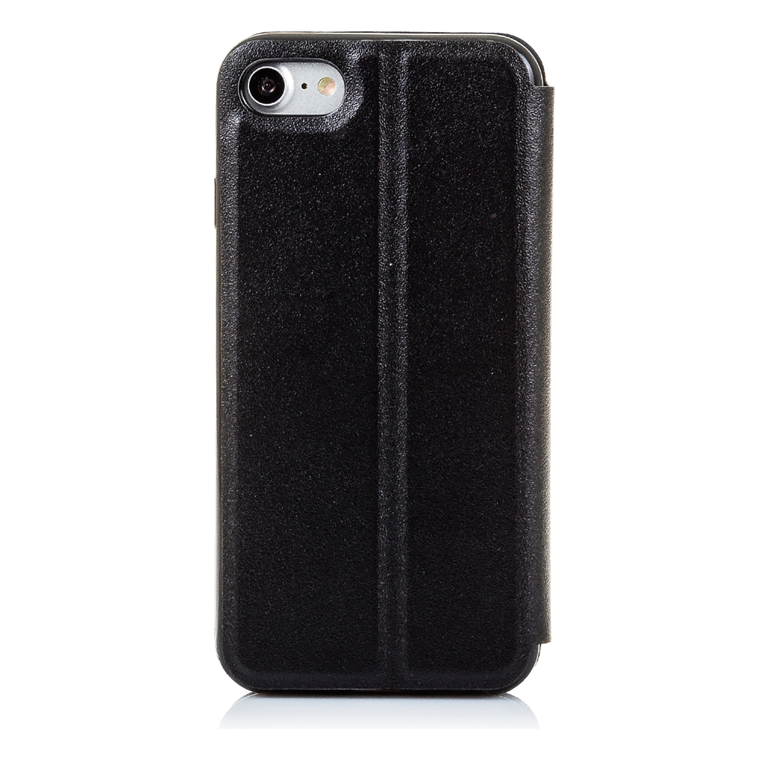 DAM CUSTODIA A LIBRO CON CHIUSURA MAGNETICA A FINESTRA Iphone 7/ Iphone 8 7x1x14 Cm. Colore nero