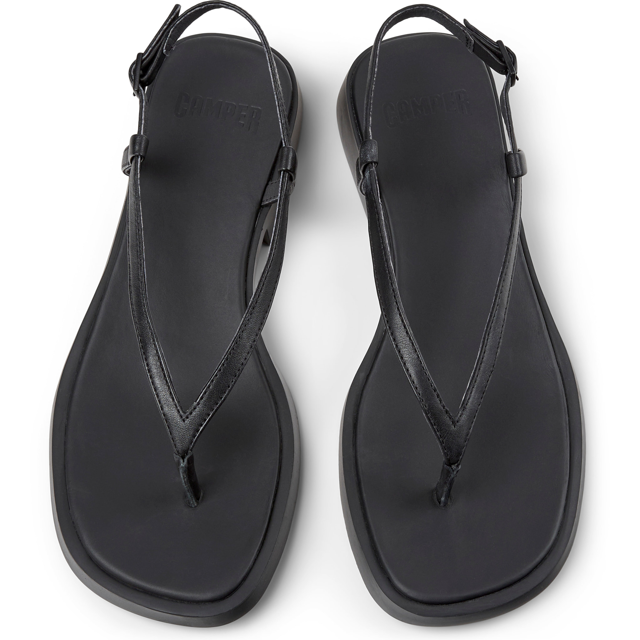 Sandalias - CAMPER Dana - Negro - Cuero liso