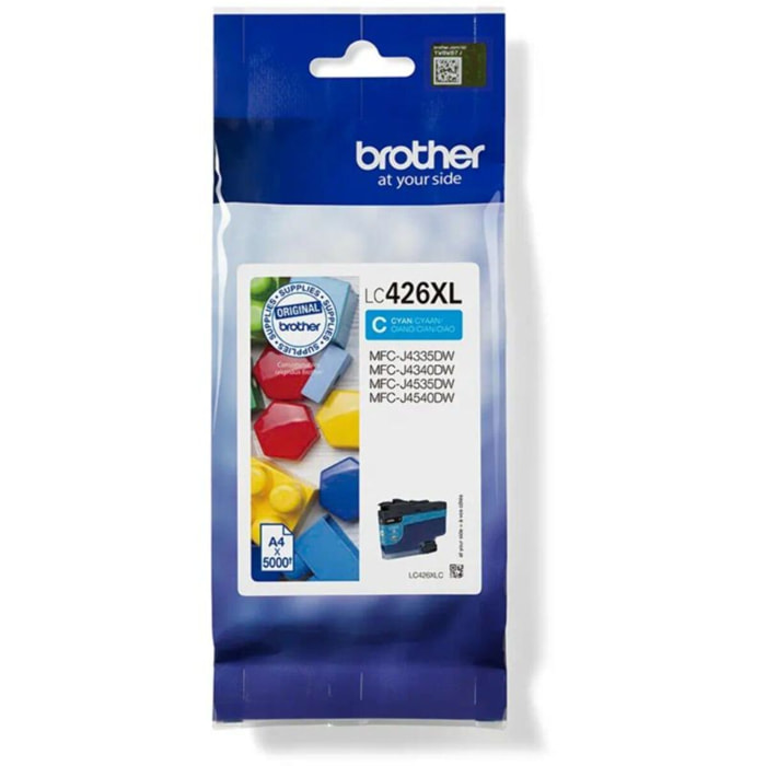 Cartouche d'encre BROTHER Originale LC426 XL Cyan Haute Capacité - LC426XLC