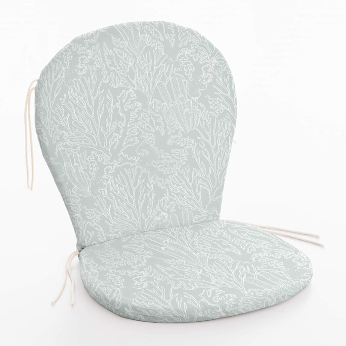 Coussin pour chaise d'extérieur Menthe Estartit 48x90 cm