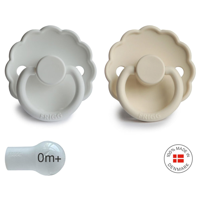 Frigg Pack 2 Chupetes Block Silicona Daisy