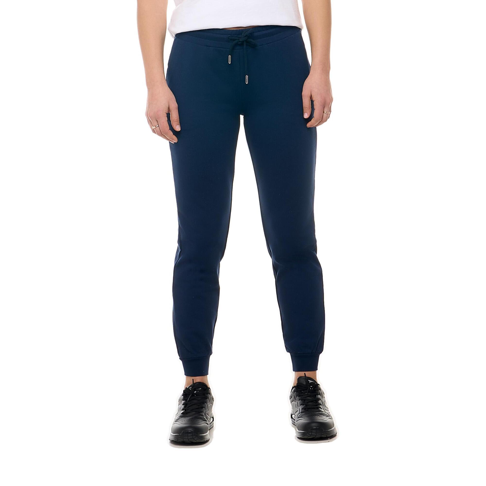Leone Pantalón deportivo básico con puños