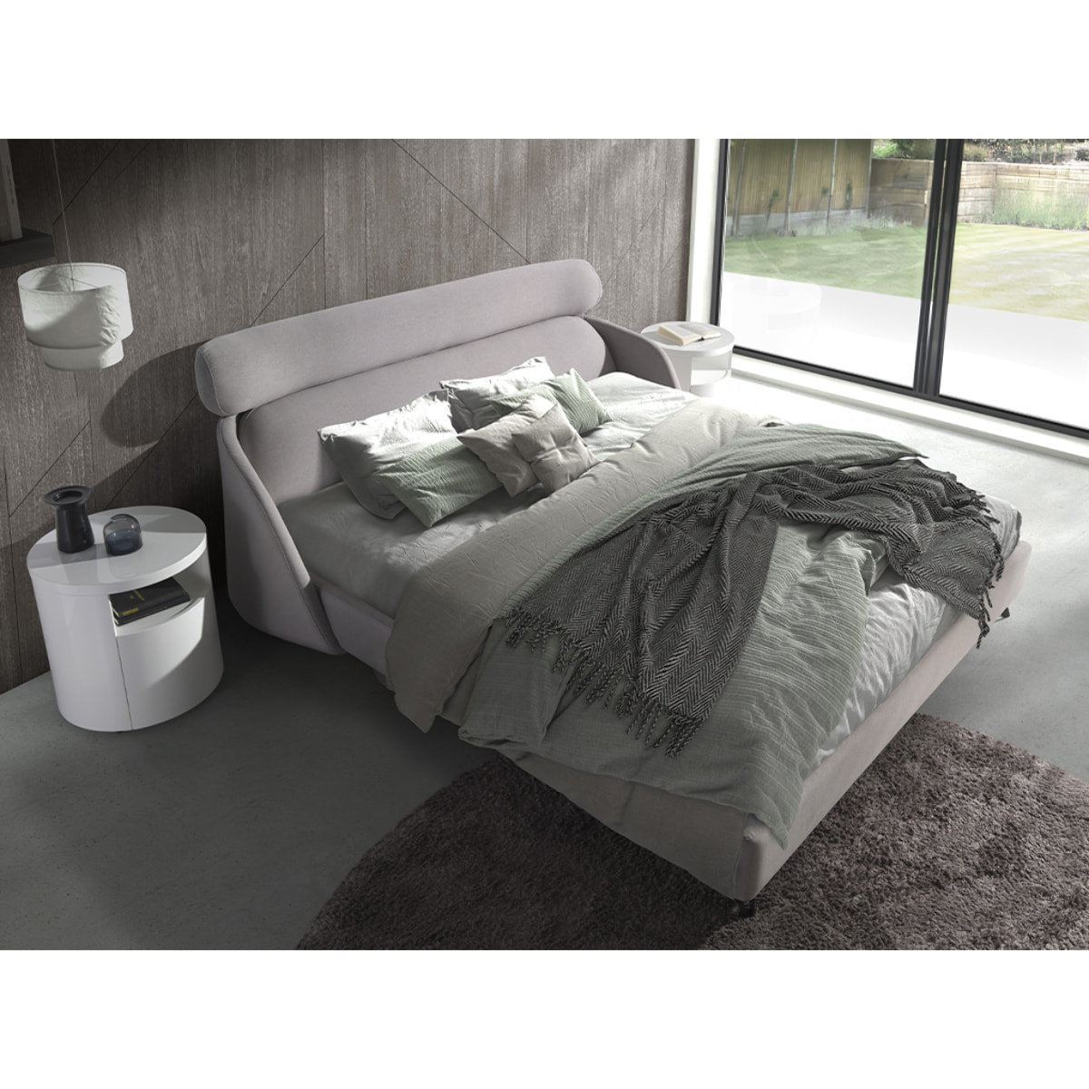 Mesa de noche de DM 48x48x55cm