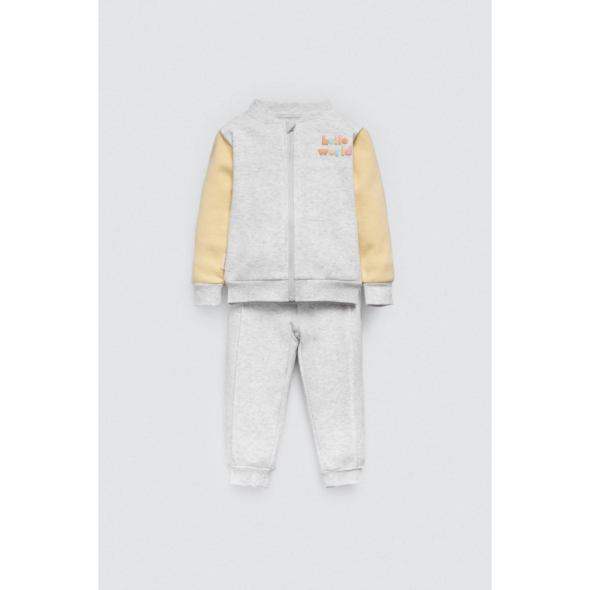 Set giacca e jogger per neonato Hello World