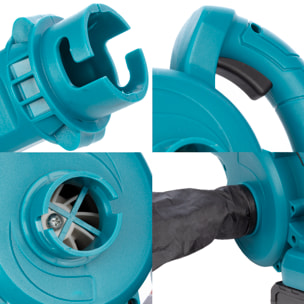 Soplador industrial DOBLE BATERIA de iones de litio 6500mAh, 4,5kpa, 1.6 m/m y 2000rpm.