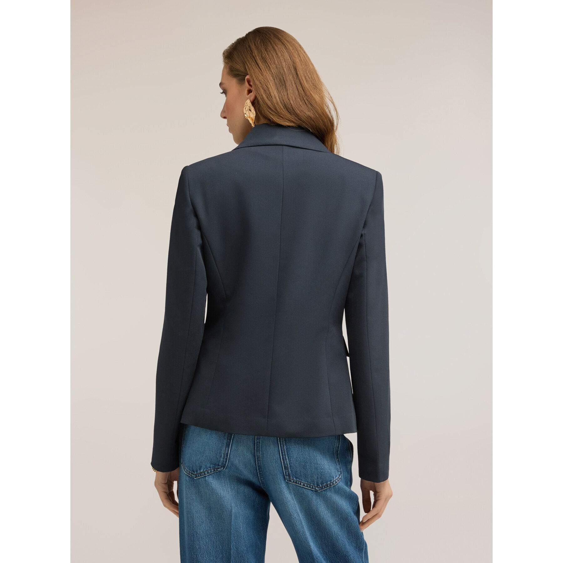 Motivi - Blazer de un botón con solapas - Azul