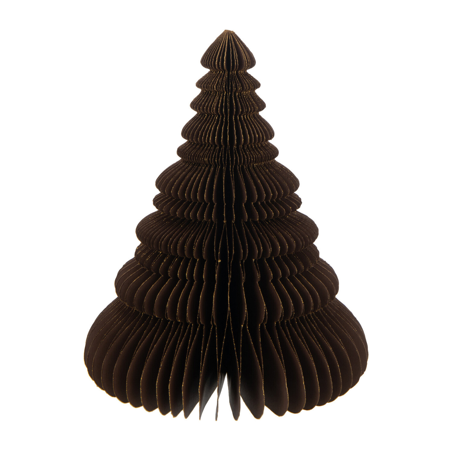 J-Line suspension Sapin De Noël - papier - marron - medium