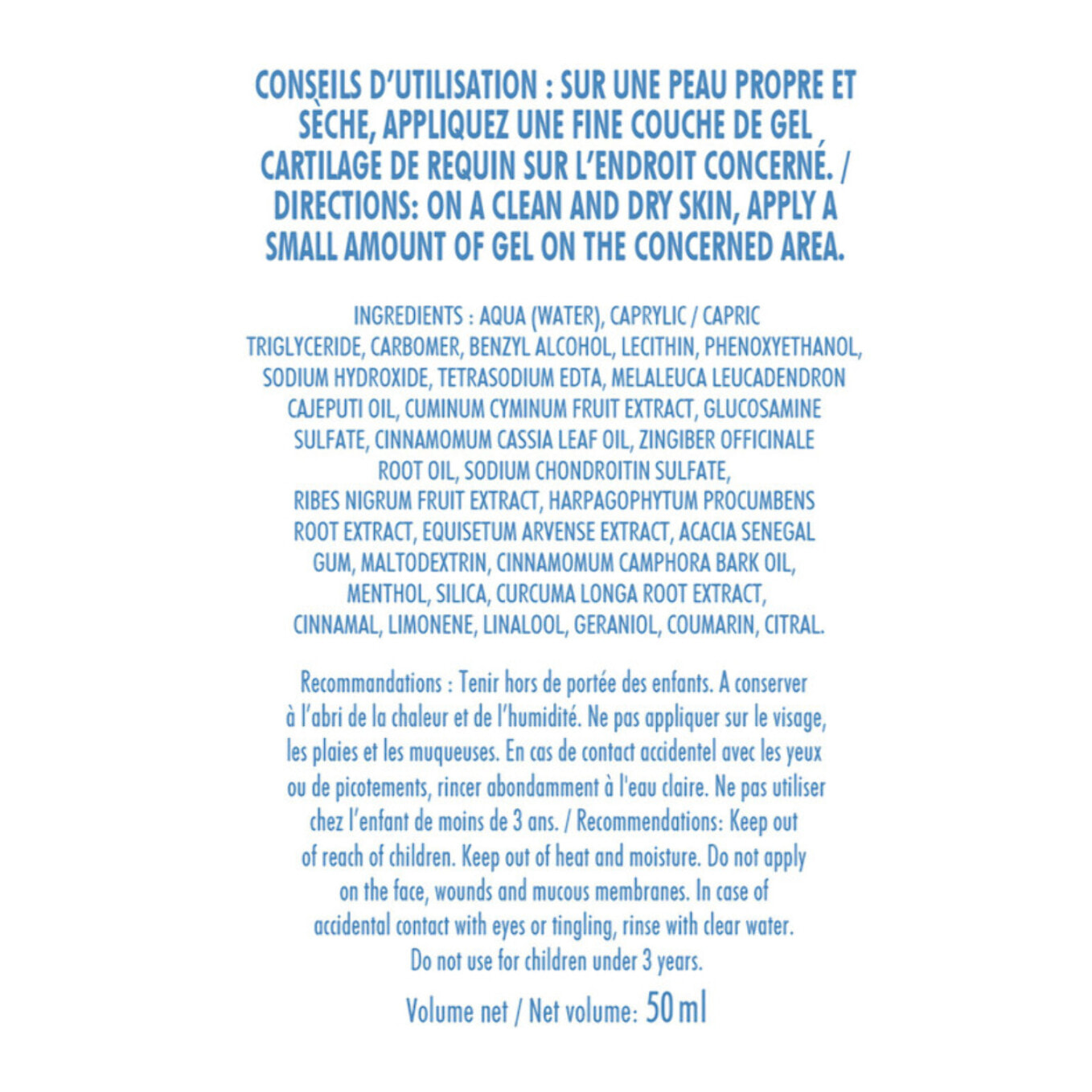 NUTRI EXPERT - Cure de Cartilage de Requin - Améliore confort et mobilité articulaires - Apaise les articulations douloureuses - Cure complète de 2 mois