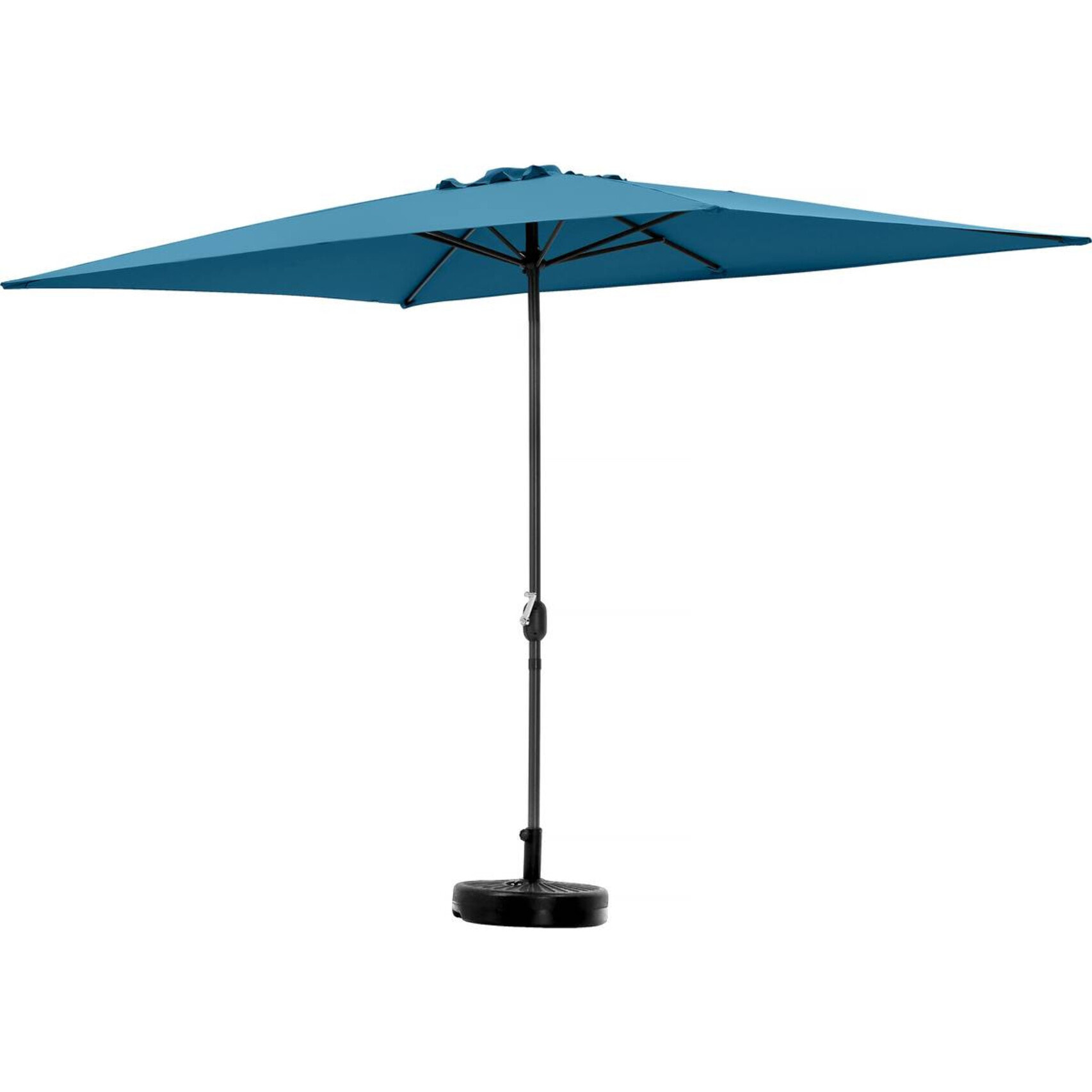 Parasol rectangulaire inclinable "Sol 2" - 2 x 3 m - Bleu