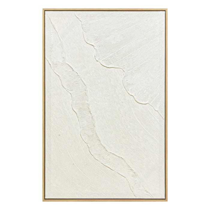Déco mural 3D Kohana blanc 116x75cm