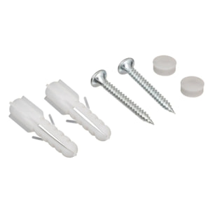 Patère Ziny 4 têtes L45cm gris