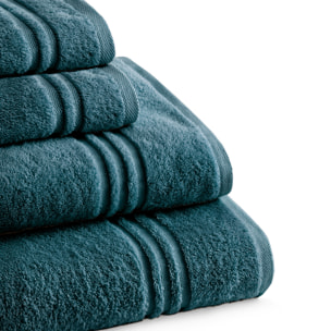 Set de serviettes éponge 100% Coton Éponge Peigné - 700 g/m2 LAGUNE