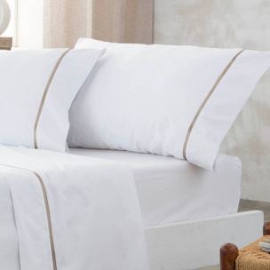 Funda de almohada yaki blanco/oro