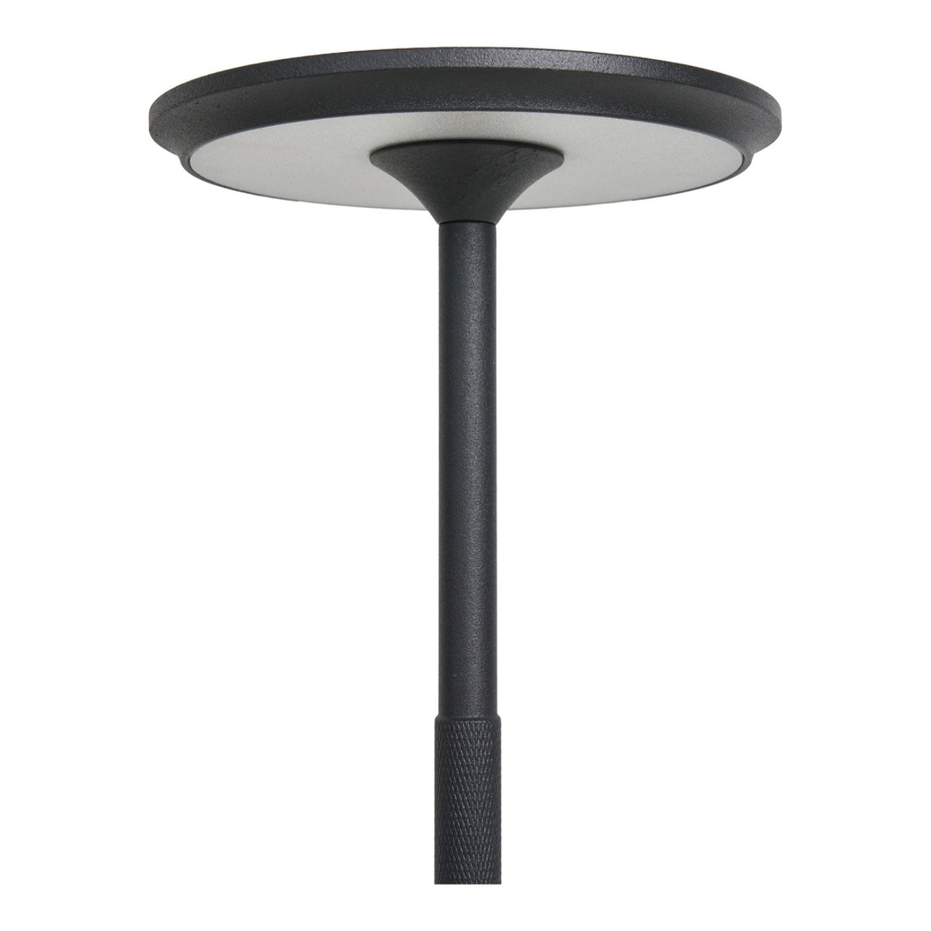 Lampada da tavolo Lyneham ricaricabile in alluminio nero