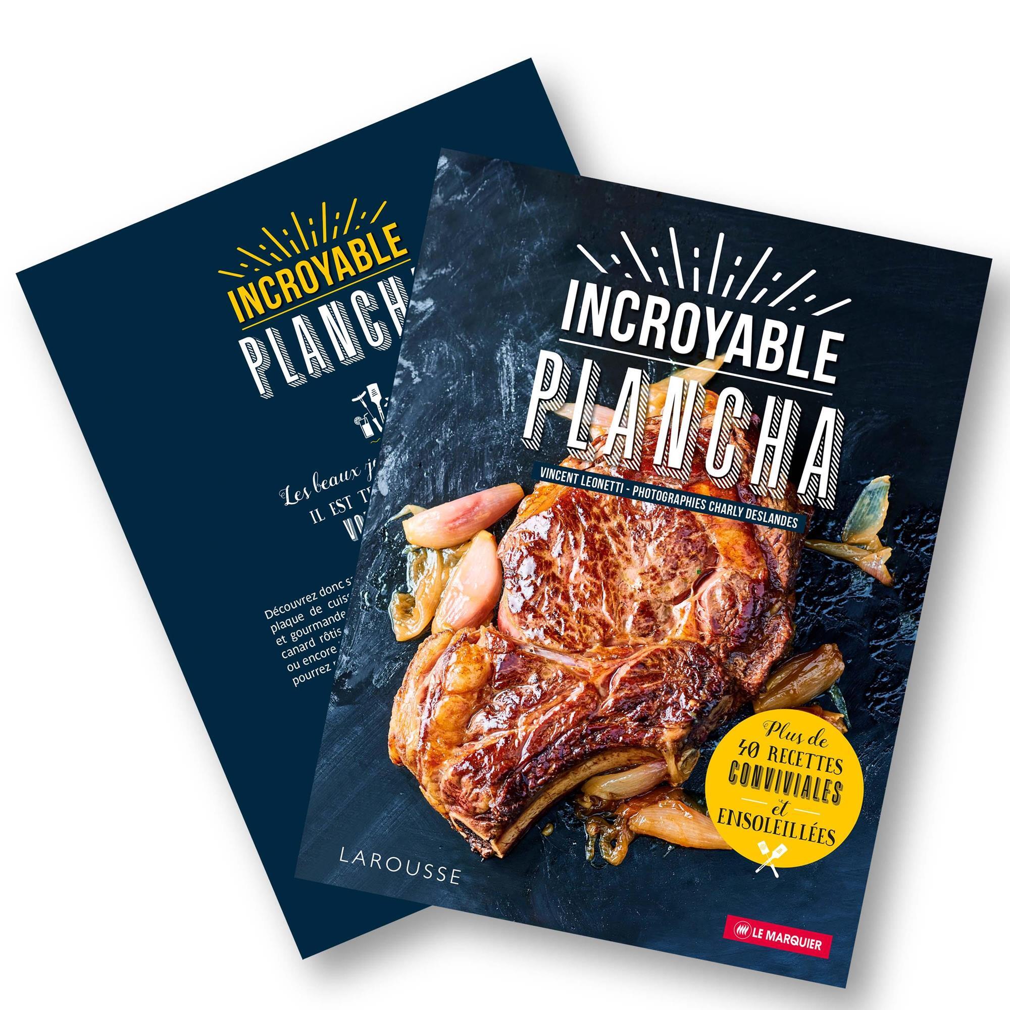 Livre Incroyable Plancha Larousse - LE MARQUIER