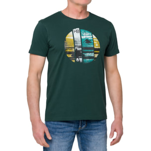 T-shirt in cotone 150 gr Hot Buttered Break Verde