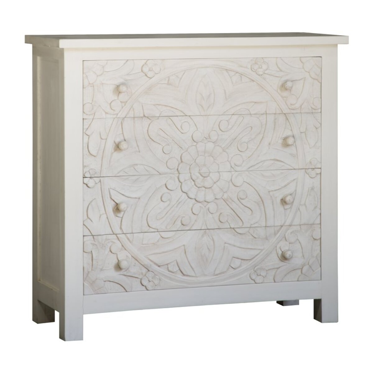 Commode Indira -bois massif de manguier-couleur  100 x 95 x 40 cm