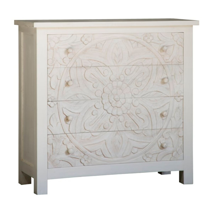 Commode Indira -bois massif de manguier-couleur  100 x 95 x 40 cm