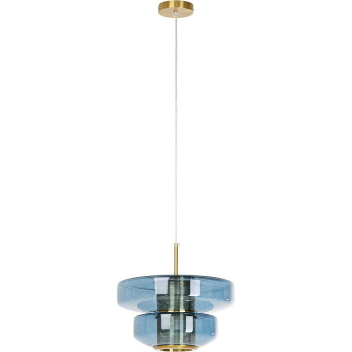 Suspension Arcadia 34cm bleue Kare Design
