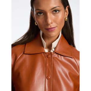 Elena Mirò - Chaqueta de tejido revestido - Marrón