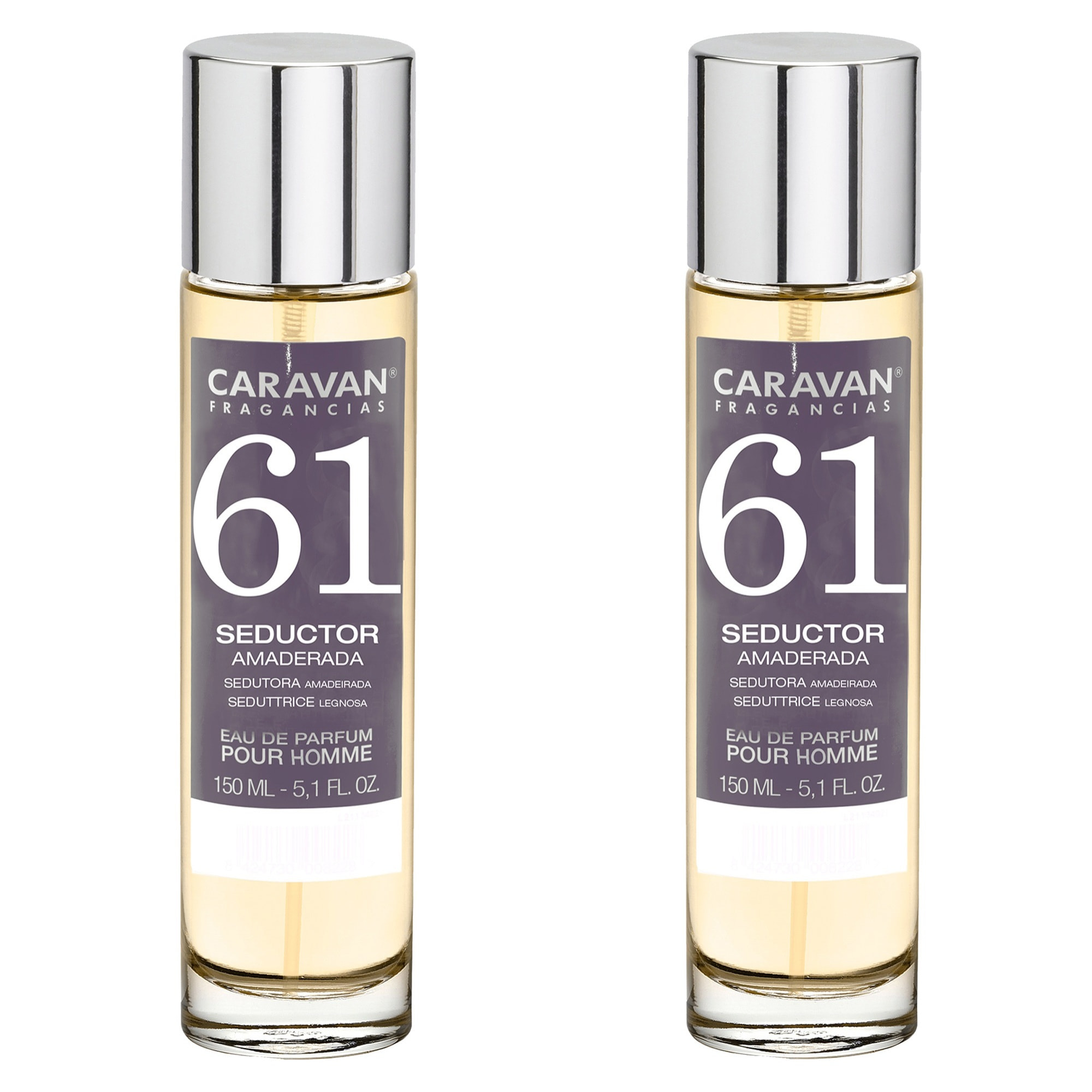 Caravan fragancias set de 2 frascos perfume de hombre nº61, de 150 ml