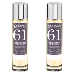 Caravan fragancias set de 2 frascos perfume de hombre nº61, de 150 ml